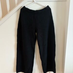GAP black wide-leg  Knit Pants